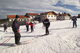 Skifahren im Bayerischen Wald